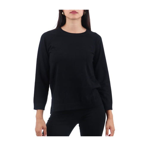 EMME MARELLA Maglia Maglia Donna basic scollo a barca Nero A24 - EMME MARELLAGINETTA - 004 - S - Francavilla Moda